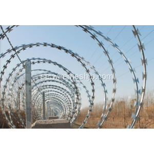 Anti-klättring Concertina Razor Wire